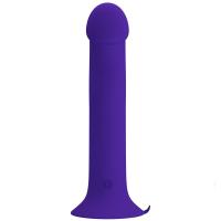 PRETTY LOVE - MURRAY YOUTH VIBRATING DILDO & RECHARGEABLE VIOLET