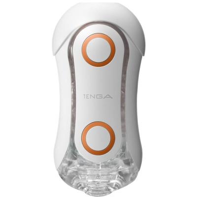 Tenga - Flip Orb Strong Crash Masturbator White And Orange 1