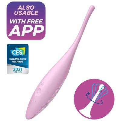 Satisfyer - Twirling Joy Clit Tip Vibrator Pink 1