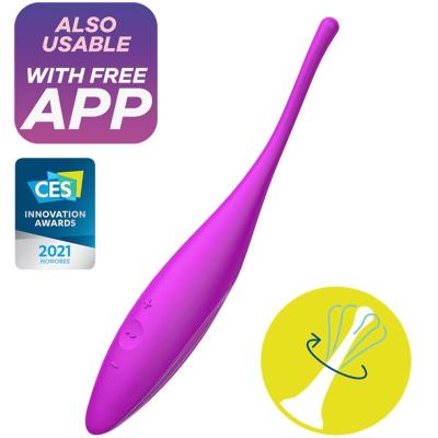 Satisfyer - Twirling Joy Clit Tip Vibrator Fuchsia 1