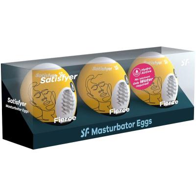 Satisfyer - 3 Masturbator Eggs Fierce 2