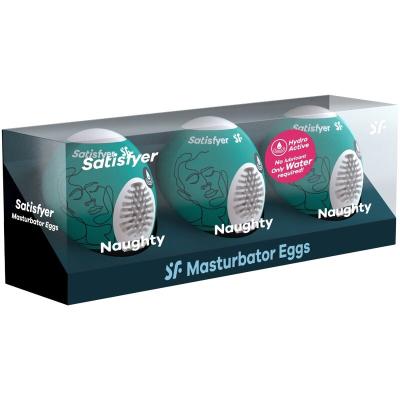 Satisfyer - 3 Masturbator Eggs Naughty 2