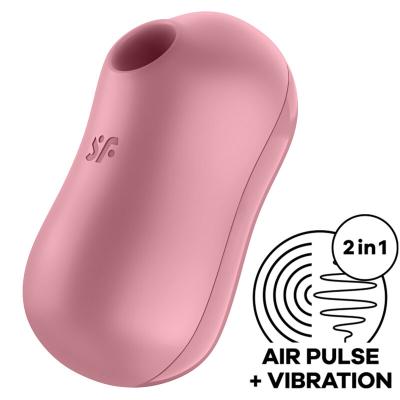 Satisfyer - Cotton Candy Air Pulse Stimulator &Amp; Vibrator 1