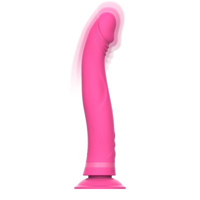 Intense - Michelangelo Pink Silicone Vibrator Dildo 2