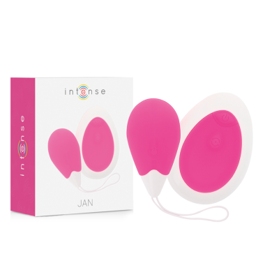 Intense - Jan Egg Vibrator Remote Control Pink 1