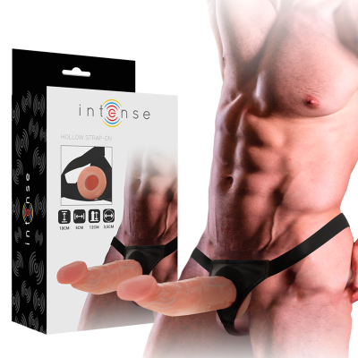 Intense - Hollow Harness With Dildo 18 X 3.5 Cm 2