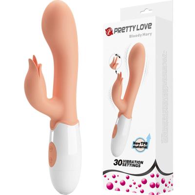 Pretty Love - Bloody Mary Vibrator With Stimulator 1