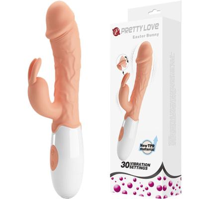 Pretty Love - Easter Bunny Vibrator With Stimulator 1