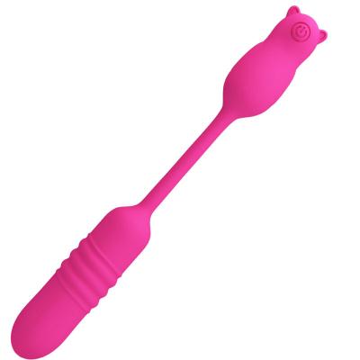 Pretty Love - Pink Silicone Vibrating Bullet 2