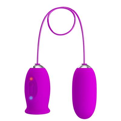 Pretty Love - Daisy Dual Egg Rechargeable Vibrator Purple 2