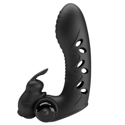 Pretty Love - Vance Black Rabbit Vibrator Finger Cover 1