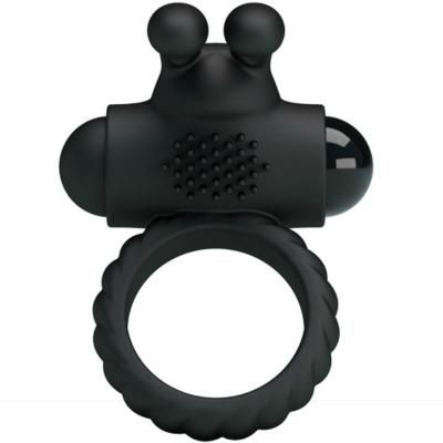 Pretty Love - Eudora Vibrating Ring With Stimulator 2