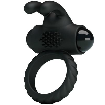 Pretty Love - Eudora Vibrating Ring With Stimulator 1