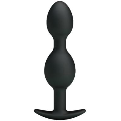 Pretty Love - Silicone Anal Balls 12.5 Cm Black 1