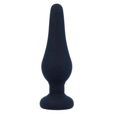 Intense - Anal Plug Pipo S Black Silicone 9.8 Cm 2