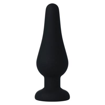 Intense - Anal Plug Pipo M Black Silicone 11 Cm 2