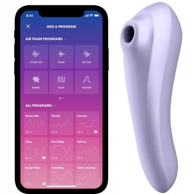 Satisfyer - Dual Pleasure Air Pulse Vibrator Mauve 1