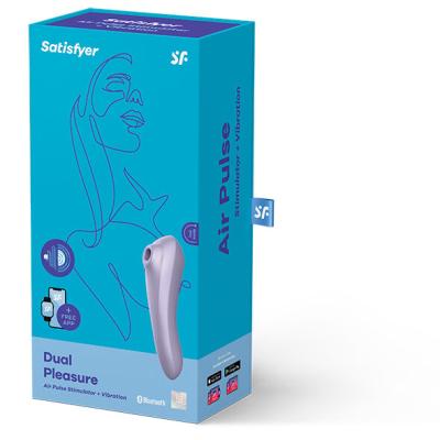 Satisfyer - Dual Pleasure Air Pulse Vibrator Mauve 2