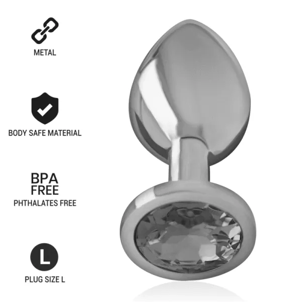 Intense - Aluminum Metal Anal Plug With 2