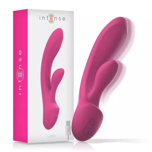 Intense - Luigi Rabbit Vibrator Pink Liquid Silicone 2