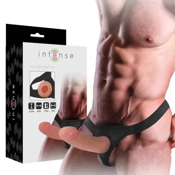 Intense - Hollow Harness With Dildo 16 X 3 Cm 2