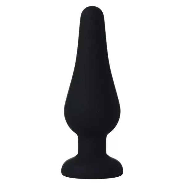 Intense - Anal Plug Pipo M Black Silicone 11 Cm 2